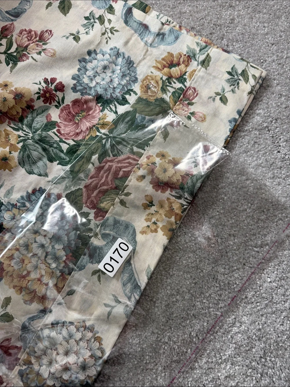 jcpenney Floral Valance 84x 18 Cottagecore Victorian Curtain Window Treatment